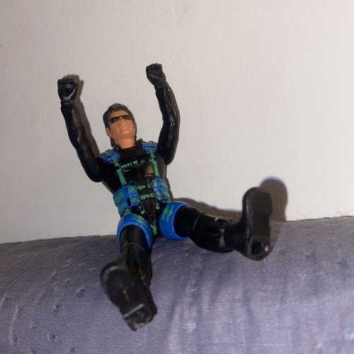 Dr. Ian Malcolm vintage figure used from Jurassic Park The Lost World 1997 Kenner