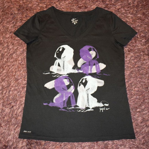 Nike Yogis Limited Edition T-shirt women size M like new, black