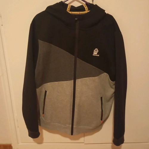 Admiral men's tracksuit set elegant size L like new, black and gray