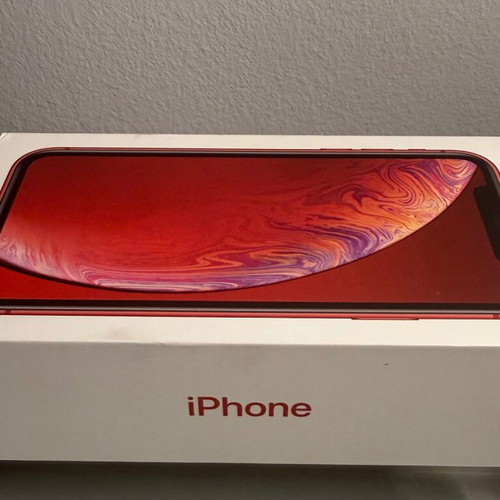 iPhone XR 64GB red packaging like new