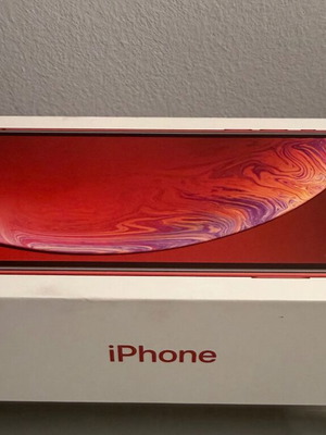 iPhone XR 64GB red packaging like new