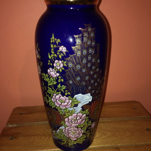 Porcelain vase set from Japan used, 3 pieces