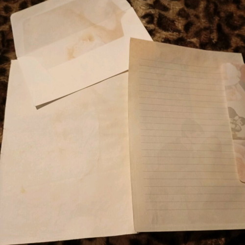 Correspondence used with folder and set sheet