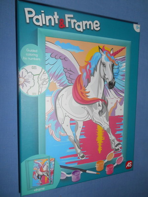 Paint & Frame Magic Unicorn new paint-by-numbers set