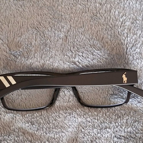 Ralph Lauren men's glasses with anti-reflective lenses, blue