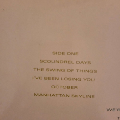 A-ha Scoundrel Days vinyl used