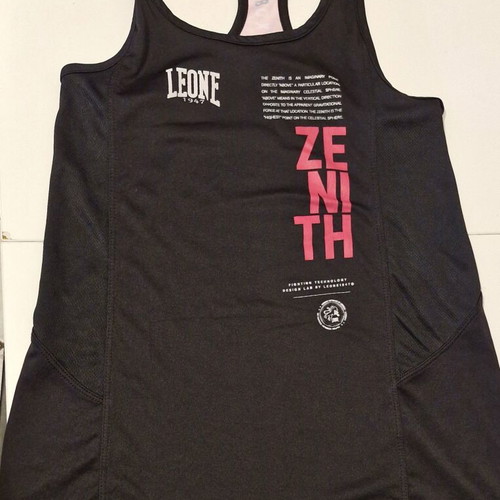 Leone sports shirt like new, size S, black pink