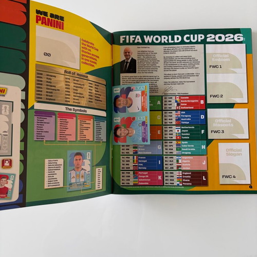 Panini FIFA World Cup 2026 Official Sticker Album new