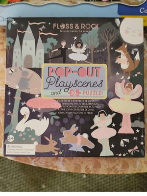 Pop-Out Playscenes Ballet Puzzle for Kids