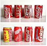  Μπουκάλια - κουτάκια Coca Cola