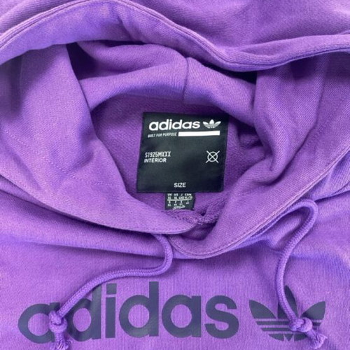 Adidas oversized purple hoodie