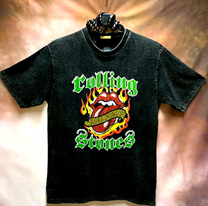 Ρετρό μπλουζάκι Rolling Stones με στράς καλύτερης ποιότητας - Μέγεθος M + L (ΔΩΡΕΑΝ ΑΠΟΣΤΟΛΗ)