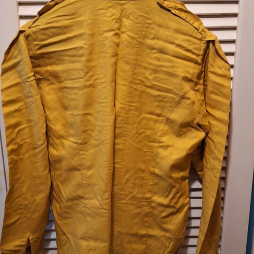 Arma mustard shirt with double button row like new