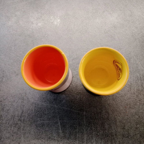 Easter porcelain egg cups like new