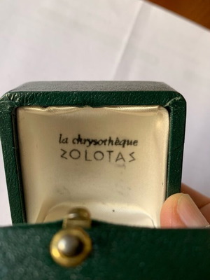Zolotas ring box used