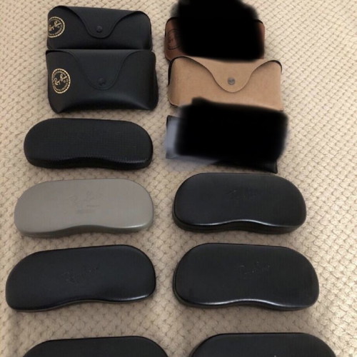 RayBan glasses cases, assorted sizes, new