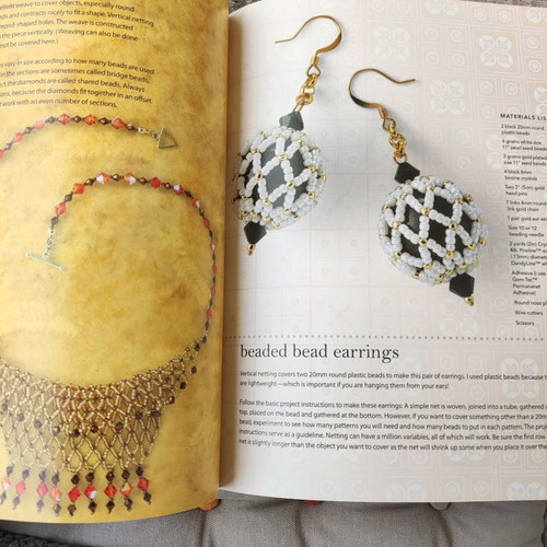 Beyond Beading Basics book like new for jewelry art
