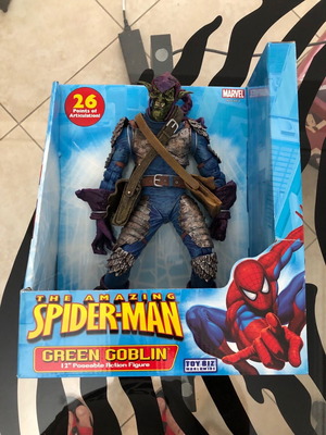Green Goblin φιγούρα 12 ιντσών καινούργια, 26 σημεία άρθρωσης, Toybiz
