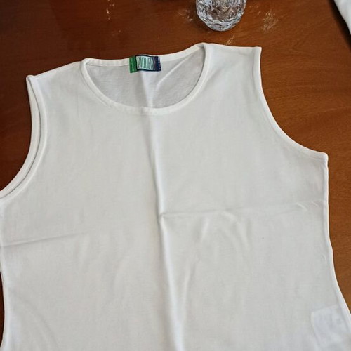 Pique blouse 100% cotton new Sergio Tacchini white size M