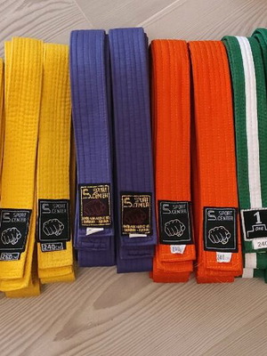 Ζώνες καράτε μεταχειρισμένες, πακέτο 20 τεμαχίων