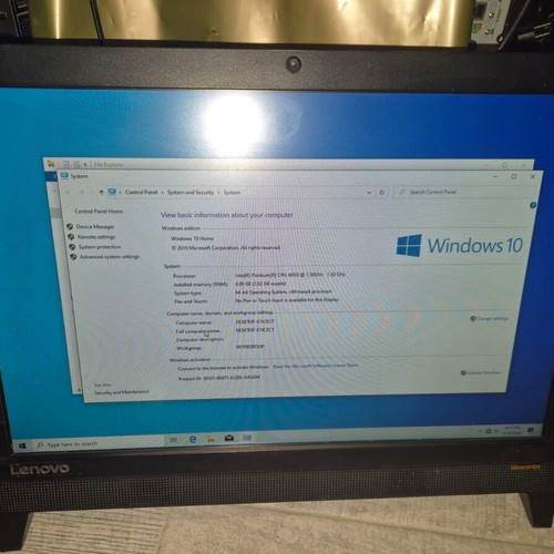 Lenovo IdeaCentre AIO 310-20IAP All-in-One PC 19.5" 4GB 1TB