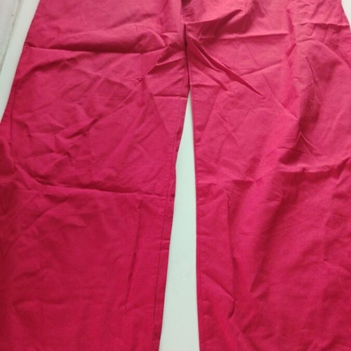 Women's summer pants like new, red with integrated belt