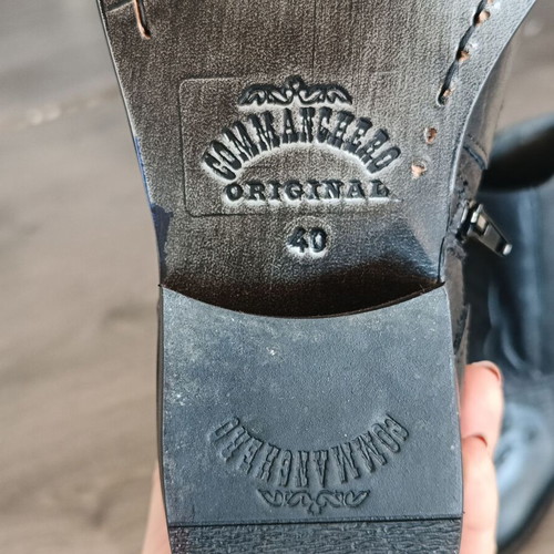 Commanchero Original Cowboy Boots New Black Size 40