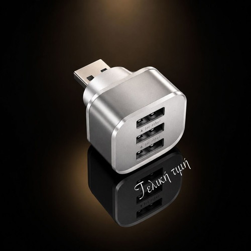 USB Charger 3-Port Multi Charger for Mobile, Power Bank & Devices new