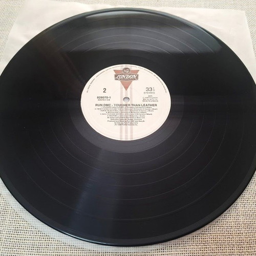 Run DMC Tougher Than Leather LP used, hip-hop