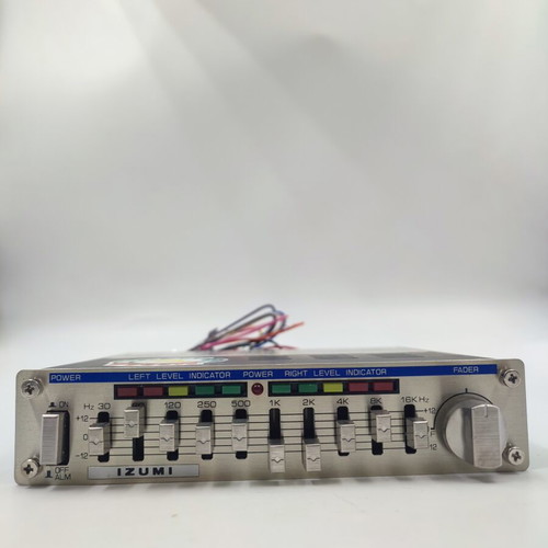Vintage Izumi DPB-787A Car Graphic Equalizer and Amplifier new old stock