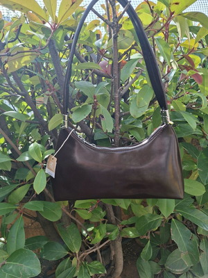 Handbag and shoulder bag new with detachable strap brown