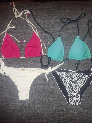 Bikini set used, sizes S - M, multicolor