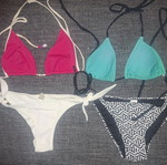 Bikini set used, sizes S - M, multicolor
