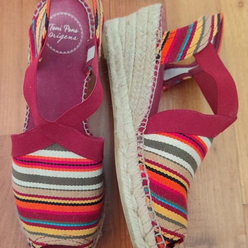 Toni Pons Verges Multicolour espadrilles size 40 like new