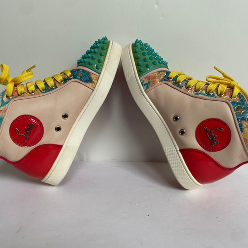 Christian Louboutin women sneakers 36.5 like new, colorful