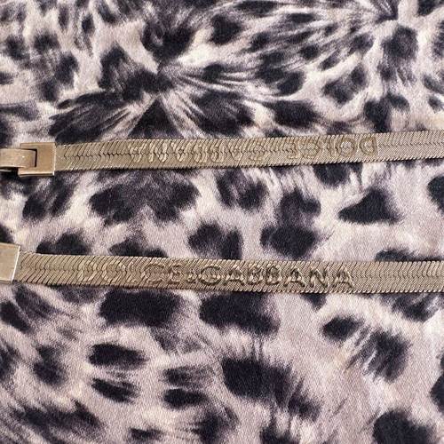Vintage Dolce & Gabbana belt silver, like new