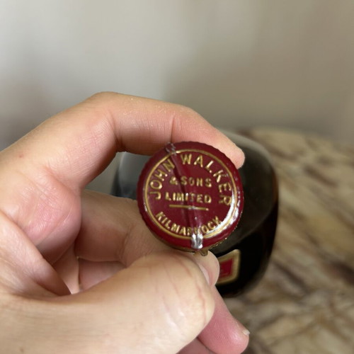 Johnnie Walker Red Label Old Scotch Whisky vintage sealed bottle