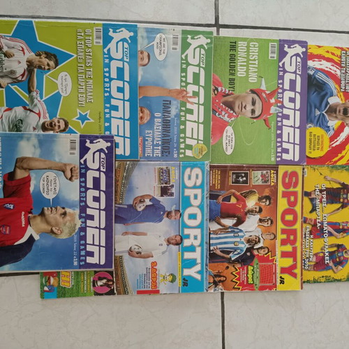 Sporty and Top Scorer magazines used, collectible