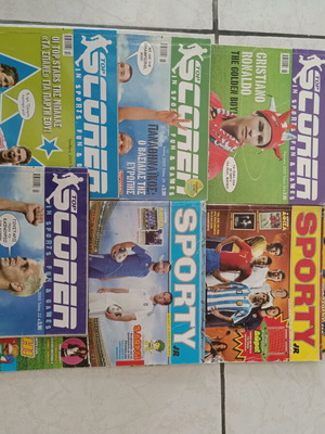 Sporty and Top Scorer magazines used, collectible