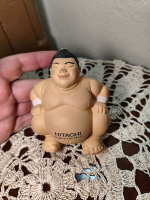 Vintage 2000 Hitachi Promo Sumo wrestler anxiety relief toy