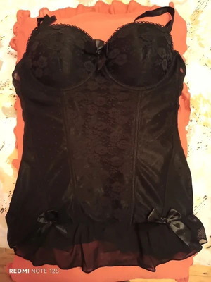 Μαύρο sexy μπούστο-corset καινούργιο, αφόρετο