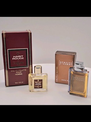 Habit Rouge Guerlain και Mémoire d'Homme Nina Ricci ανδρικά αρώματα καινούργια