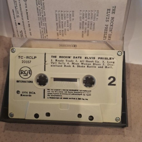 Elvis Presley The Rockin' Days cassette used, rock