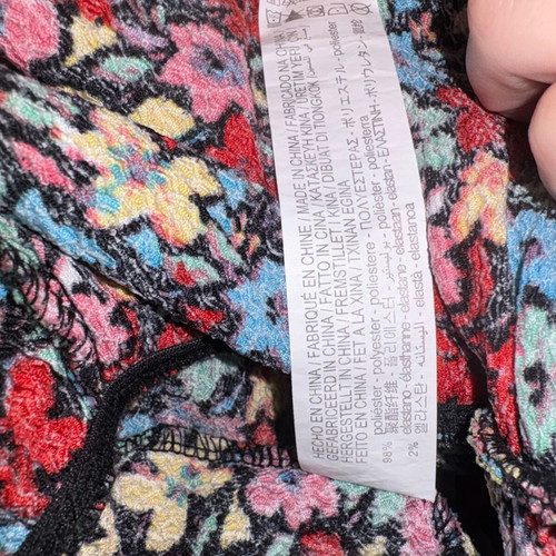 Stradivarius multicolor floral romper