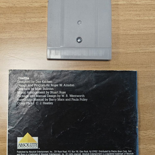Turn and Burn Game Boy game like new with manual