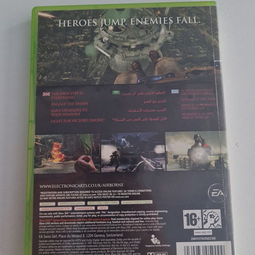 Xbox 360 Medal of Honor Airborne used with scratches