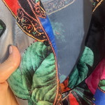 Karavan σατέν blazer με floral print σαν καινούργιο, μέγεθος M/L