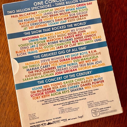 Live8 concert 4DVD used