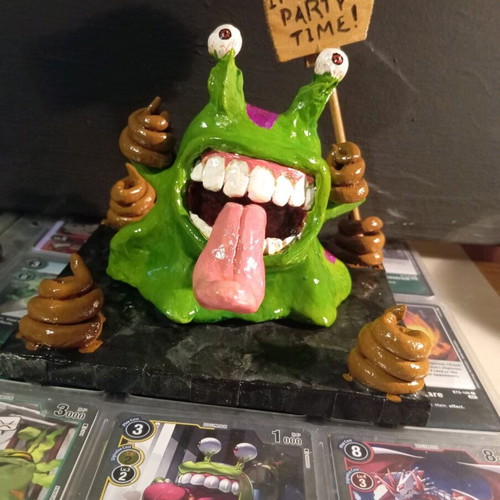 Digimon Numemon clay figure new, handmade painted with acrylics