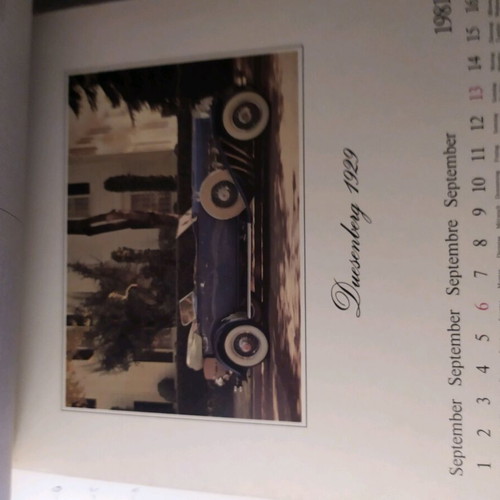 Oldies '81 calendar like new with 12 antique cars from 1981